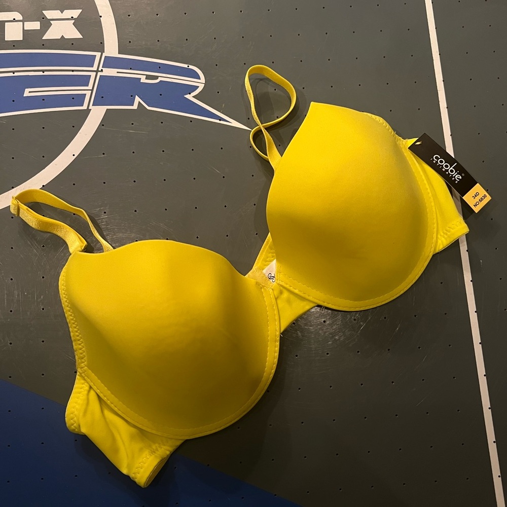 NWT 34D Yellow Bra